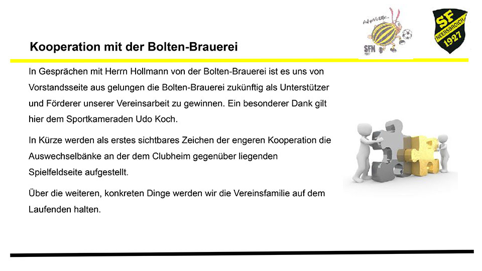 Kooperation mit der Bolten Brauerei