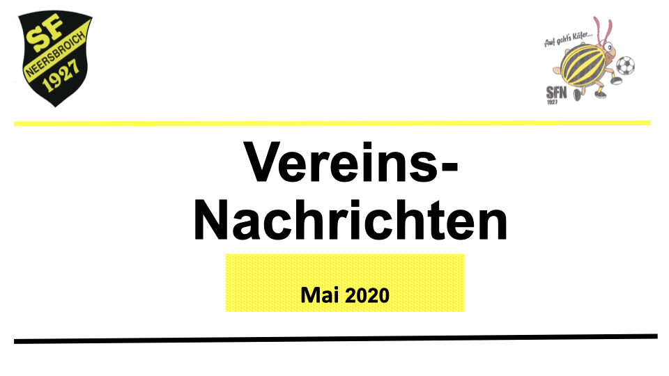 Vorstand Aktuell Mai 2020